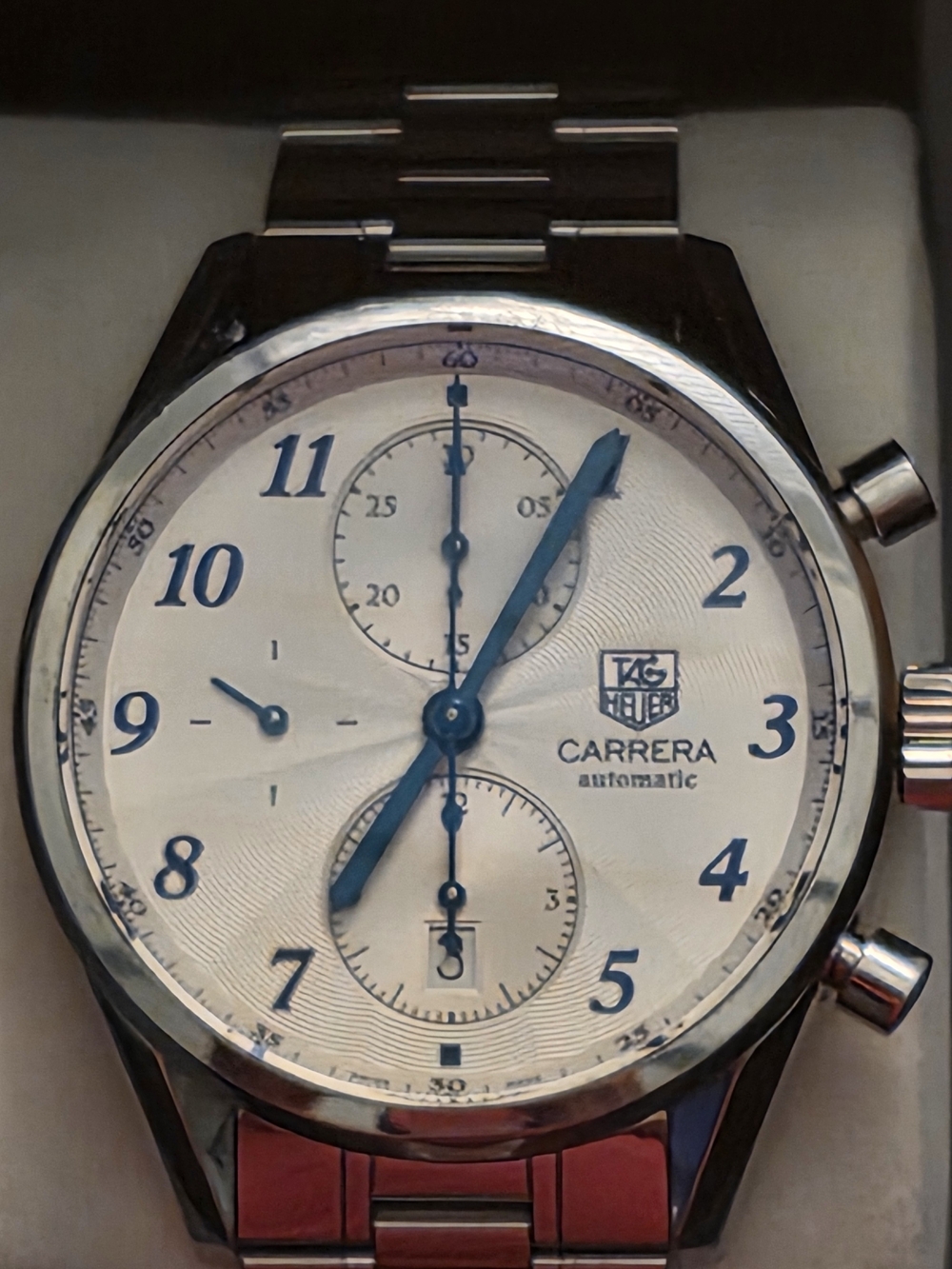 TAG Heuer Carrera Heritage CAS2111 Automatic Chronograph 41mm Box